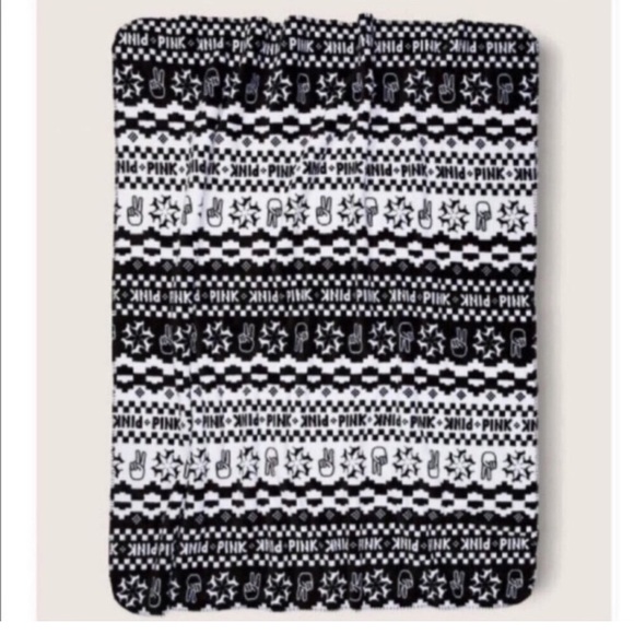 PINK Victoria's Secret Other - 🔥VS Pink super soft fair isle sherpa blanket NWT